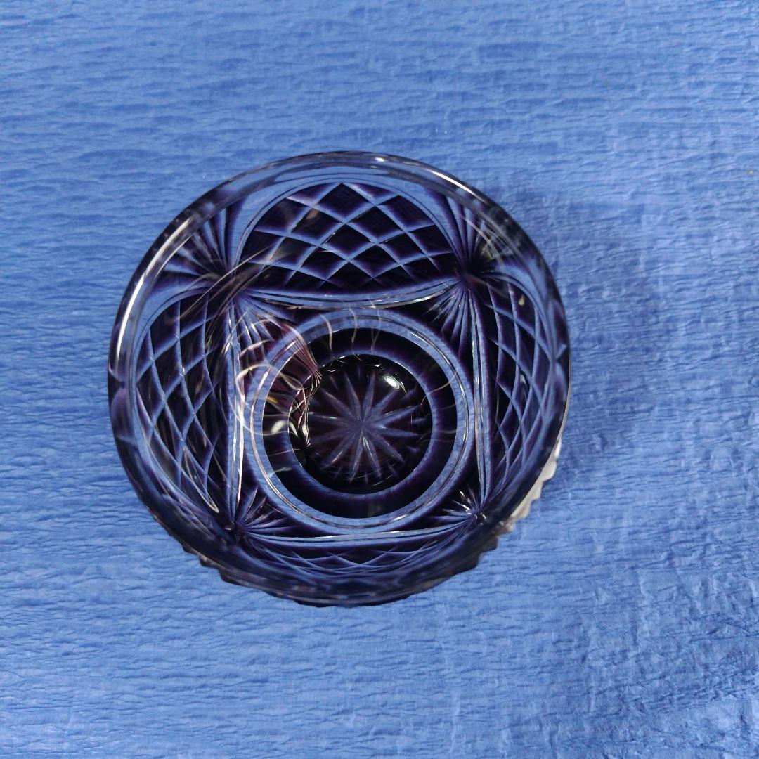 島津薩摩切子　色被せガラス　　盃　小鉢　ガラス　レトロ