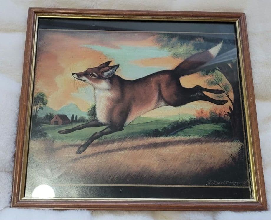 D. Lacey-Derstine、D レイシー ダースティン きつねの絵