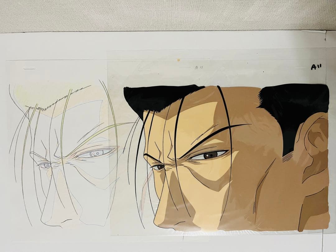 実使用セル画★るろうに剣心 アニメ 絵コンテ 星霜編 斎藤一