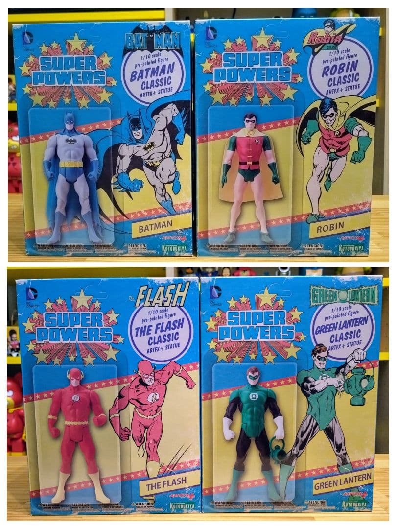 コトブキヤ　ARTFX+ スーパーパワーズ クラシックス　4セット　バットマン