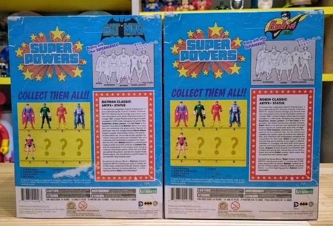 コトブキヤ　ARTFX+ スーパーパワーズ クラシックス　4セット　バットマン