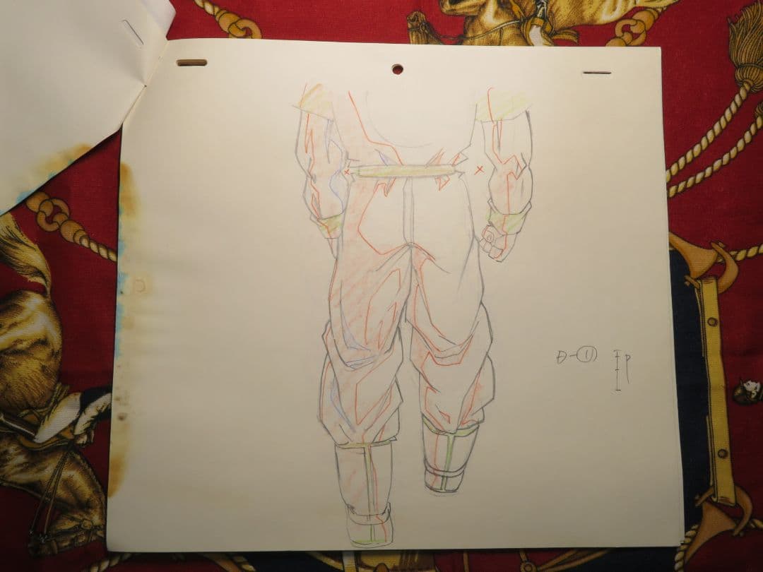 s*a様 アニメ セル画 原画 ドラゴンボール 悟飯 悟空 当時物