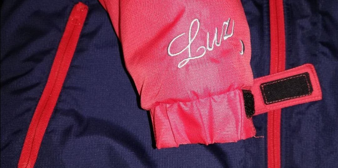 【匿名配送】【入手困難】LUZeSOMBRA　ジャケット　紺赤　ルースイソンブラ