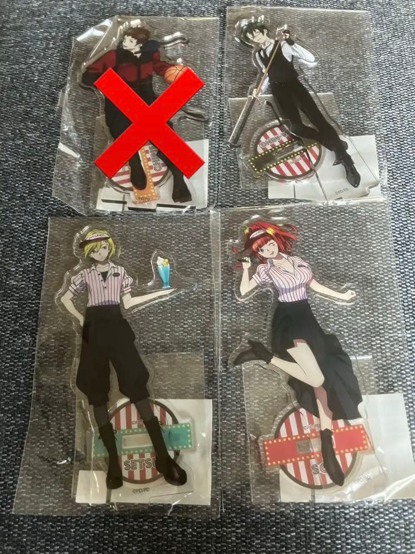 グノーシア ラウンドワン 等身 アクリルスタンド 四体セット