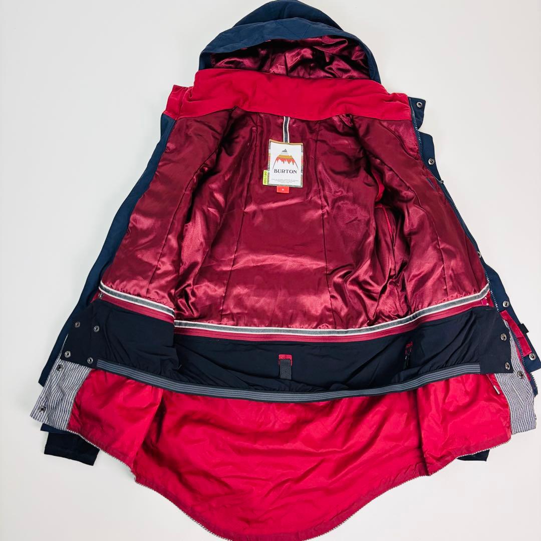 2489【極美品】バートン ジャケット レディース スノボウェア ポーチ付き