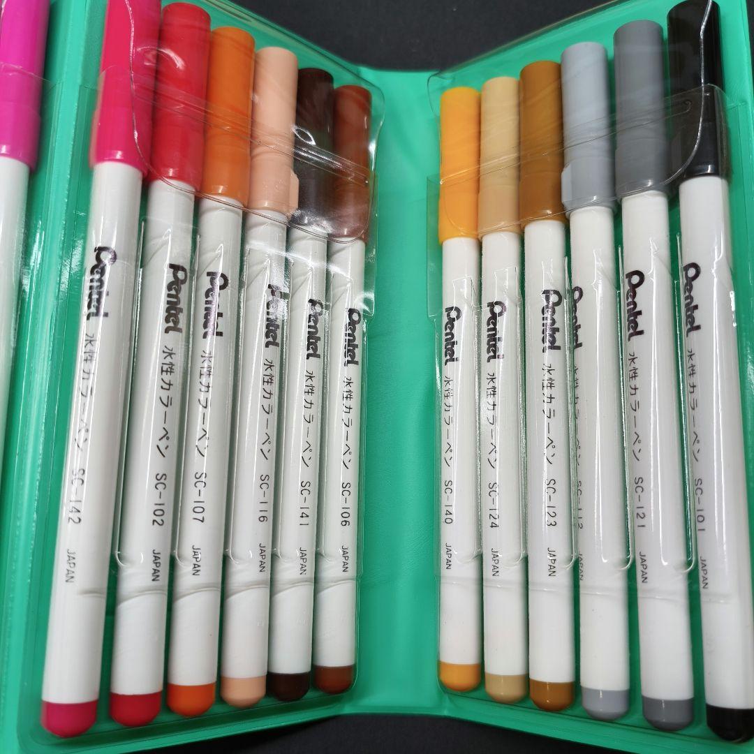 ぺんてる SC-24 水性カラーペン ペン回し 廃番 廃盤