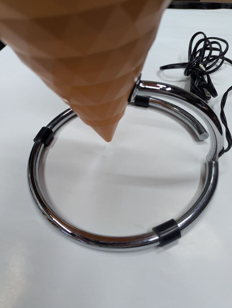 ニッセイ　NISSEI ソフトクリーム型ランプ（LED電球交換済み）