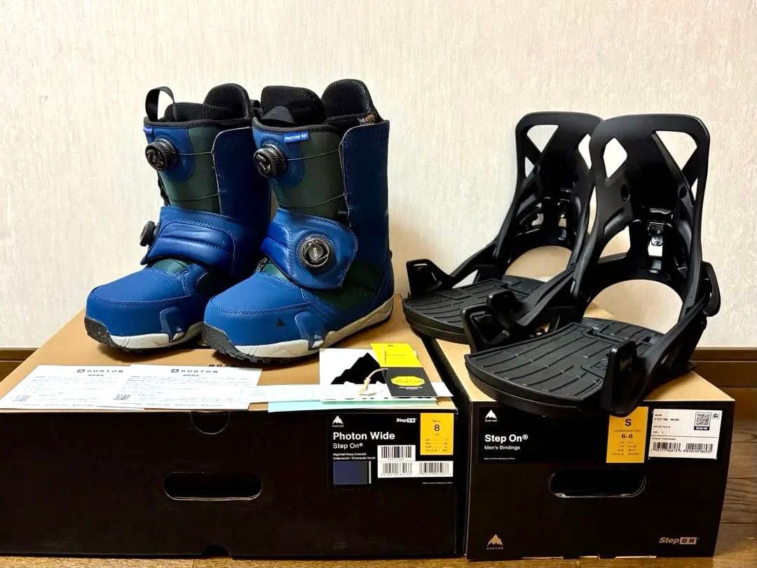 BURTON Step on セット ビンディング:S フォトンワイドUS:8