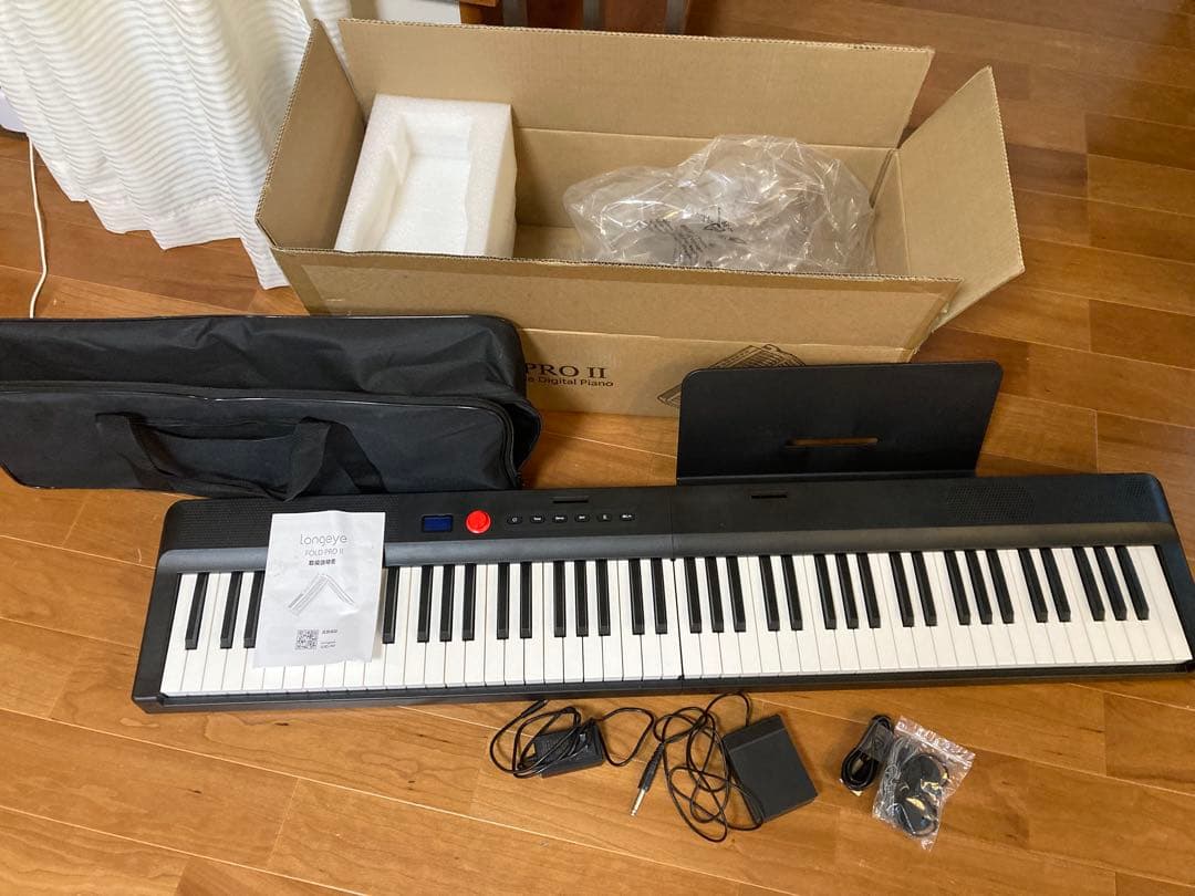 Longeye 電子ピアノ 88鍵盤 FOLD PRO II