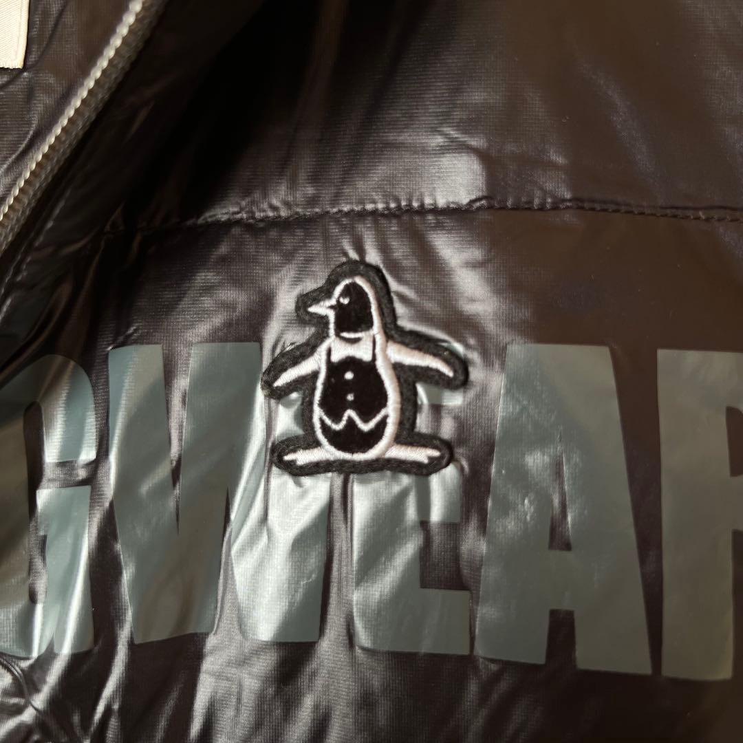 Munsingwear ダウンベスト　フルジップ　黒　Mサイズ