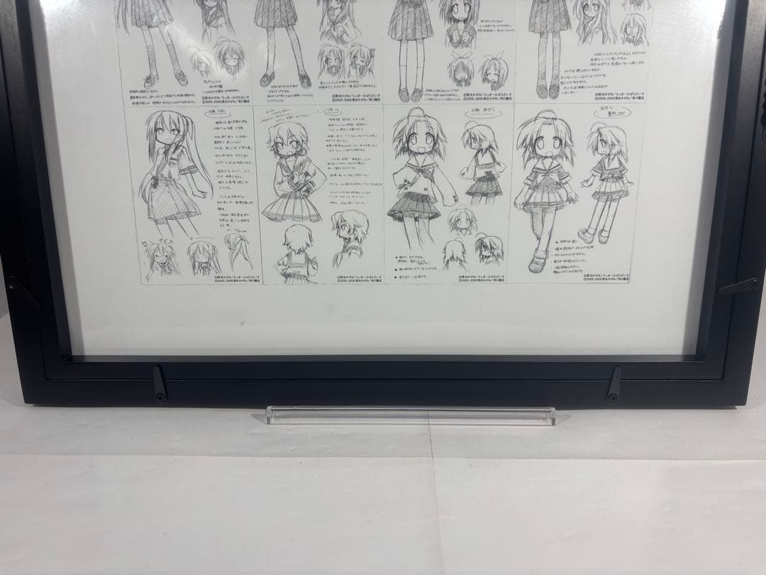 【希少品】らき☆すた オリコカード オリジナルプレミアムカード 額フレーム