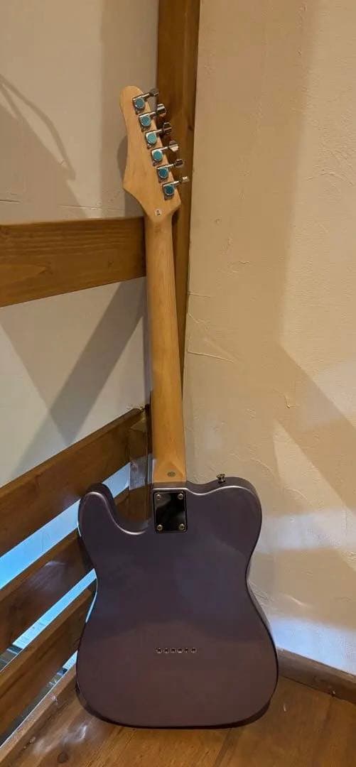 パープル テレキャスタータイプ エレキギター