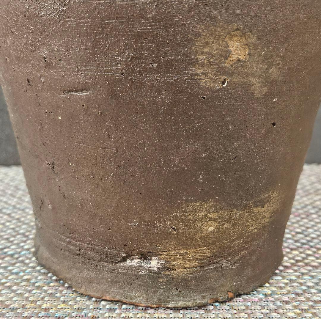 東南アジア古陶磁器系　琉球古陶系　 南蛮壺　花入れ　茶道具　茶器　高27.2cm