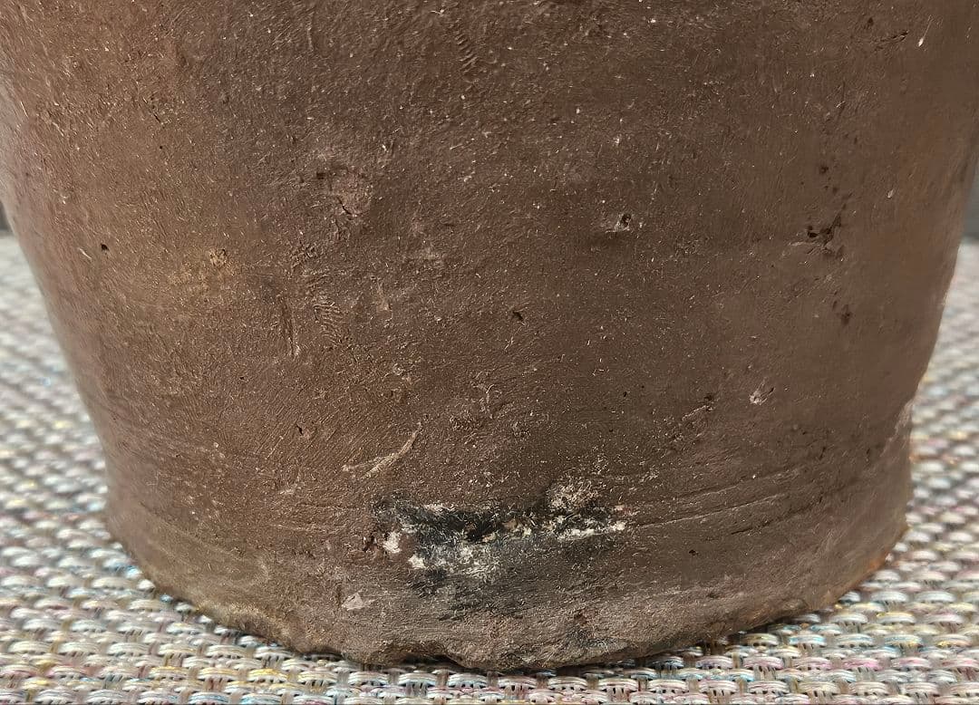 東南アジア古陶磁器系　琉球古陶系　 南蛮壺　花入れ　茶道具　茶器　高27.2cm