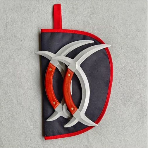 【子午鴛鴦タンタル】2本日本刀　模造刀　 肋差 短刀 刀装具 鑑賞用 贈り物 A