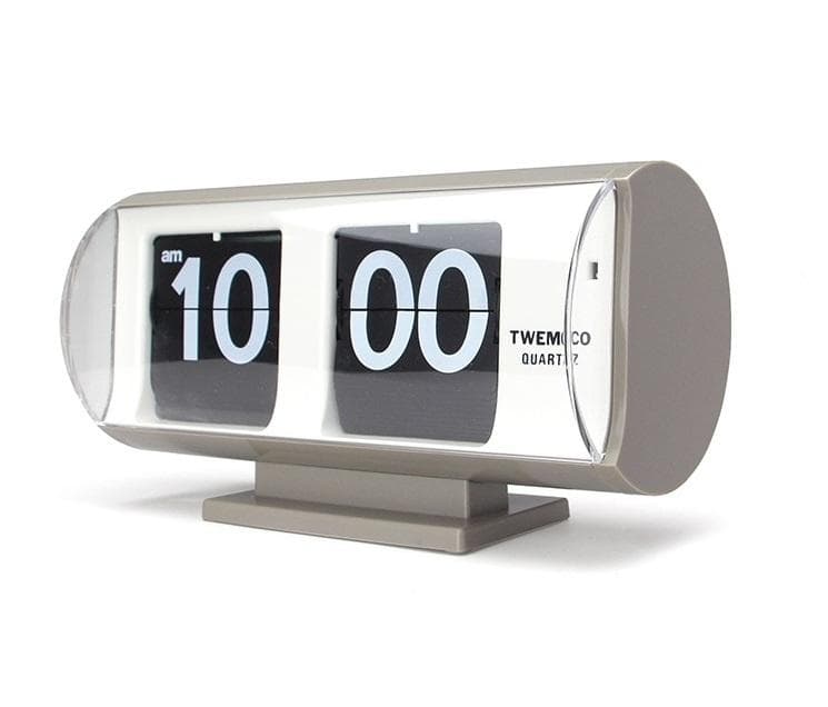 TWEMCO（トゥエンコ）QT-30T Grey 置き時計 Wall&Clock