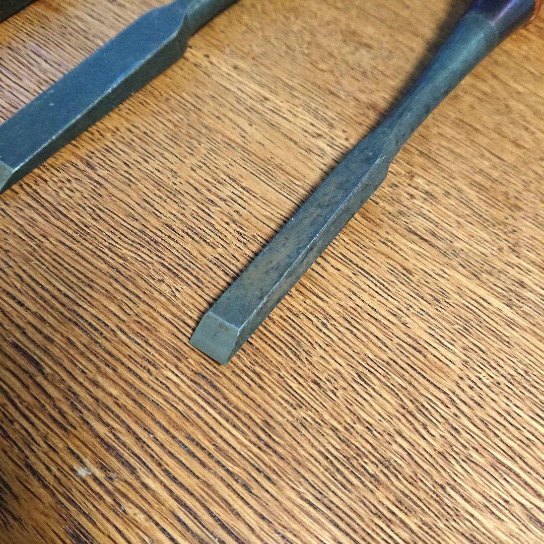 秀丸 ☆ 追入 鑿 平 ６本セット ３分 ４分 のみ ノミ 彫刻 大工道具 鉋