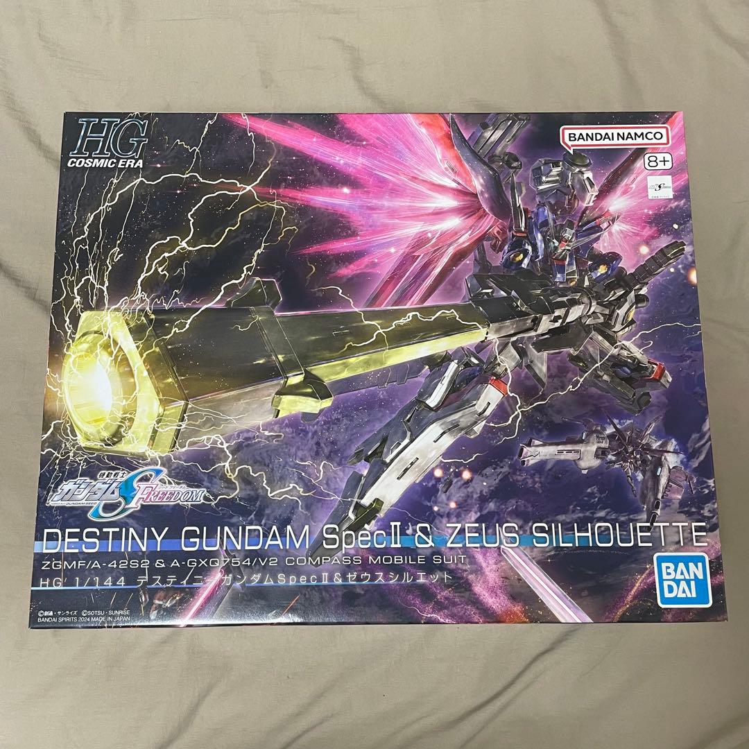 ガンプラ HG デスティニーガンダム SpecⅡ ゼウスシルエット 完成 塗装