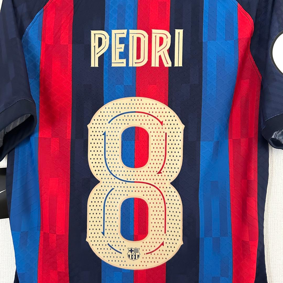 22-23 バルセロナ　ペドリ　スーペルコパ　決勝仕様　選手支給用　ユニフォーム