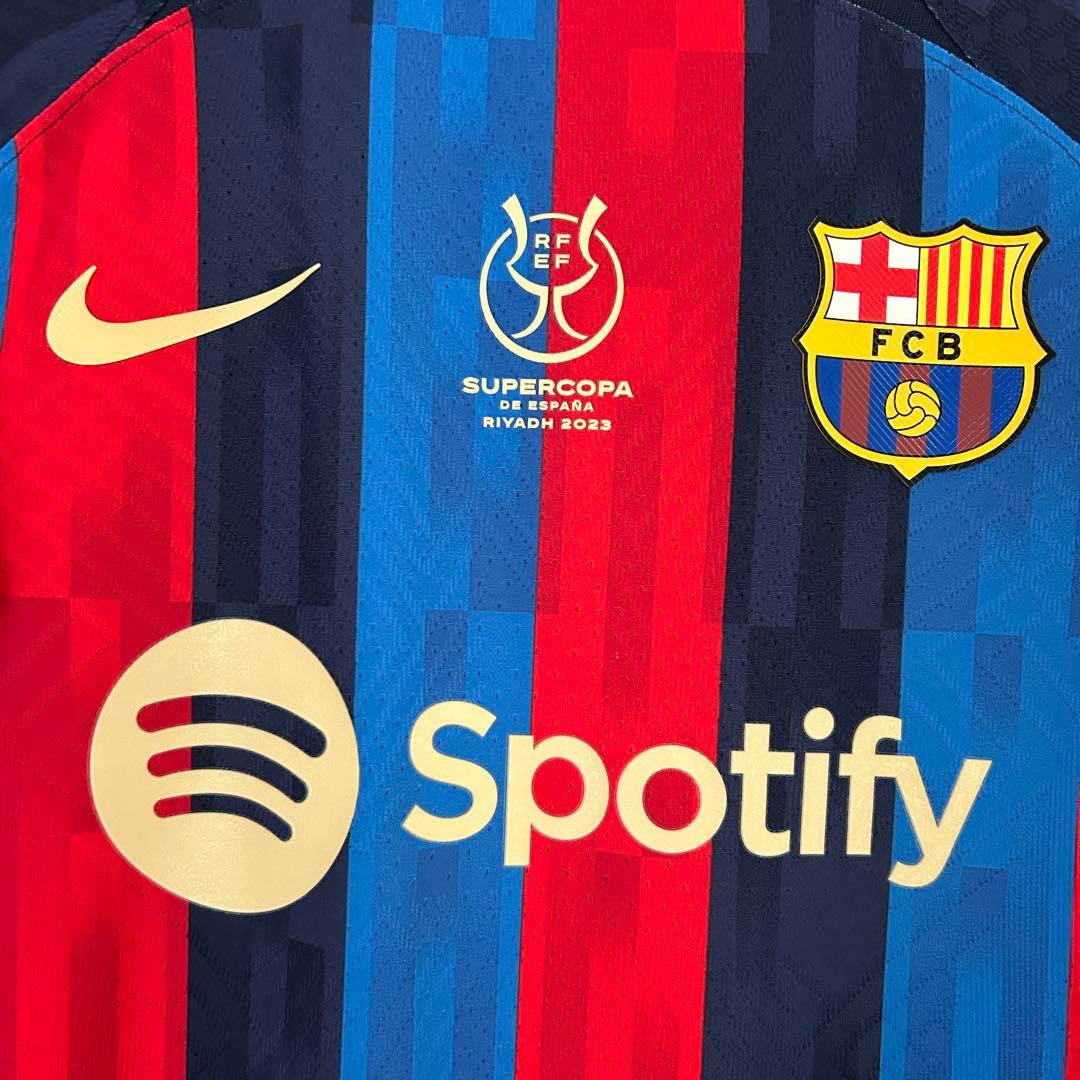 22-23 バルセロナ　ペドリ　スーペルコパ　決勝仕様　選手支給用　ユニフォーム