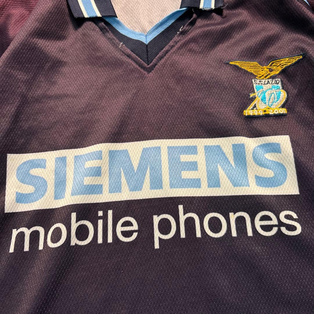 8SM1【S.S.LAZIO】サッカー　ユニフォーム　ゲームシャツ　古着used