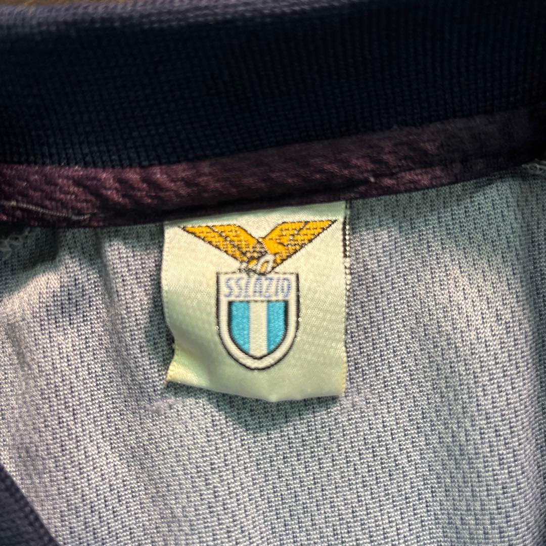 8SM1【S.S.LAZIO】サッカー　ユニフォーム　ゲームシャツ　古着used