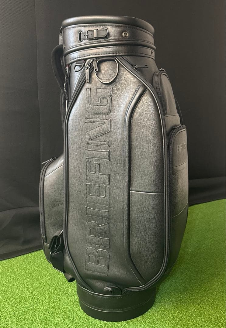 BRIEFING GOLF 限定完売品　シュリンクレザーキャディーバッグ　本革