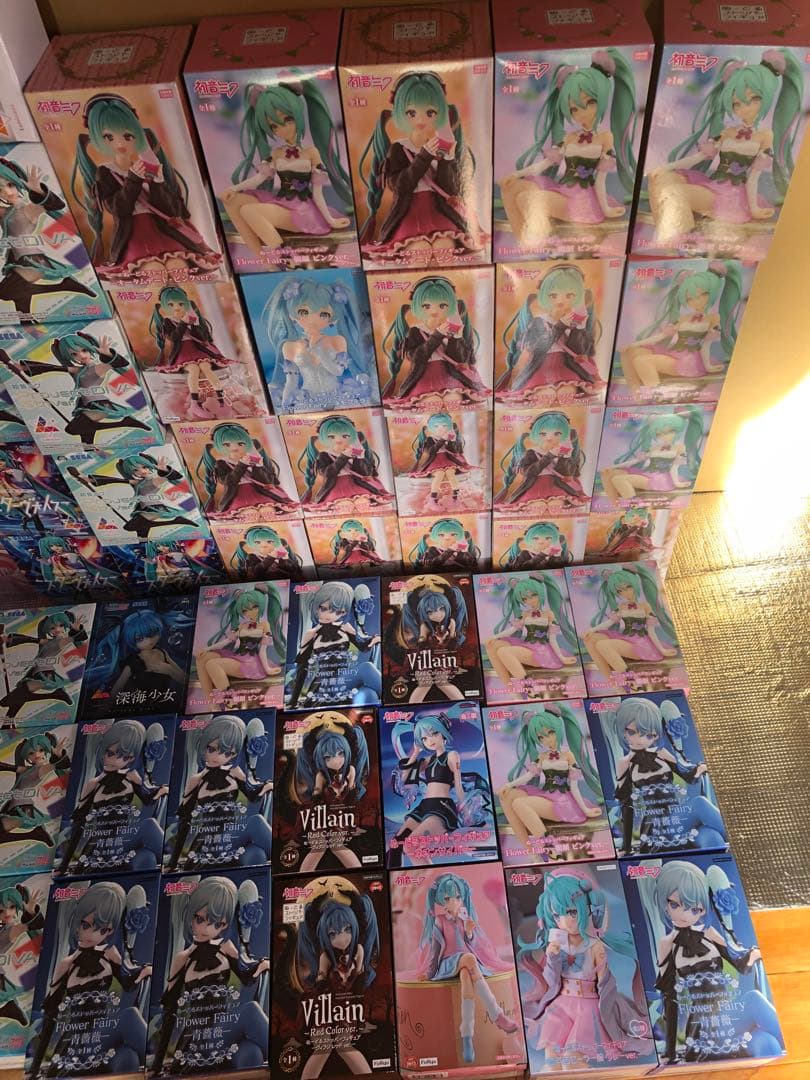 初音ミク　フィギュア　ぬースト　青薔薇　ヴィラン　39 朝顔　66個