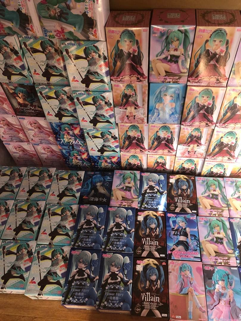 初音ミク　フィギュア　ぬースト　青薔薇　ヴィラン　39 朝顔　66個