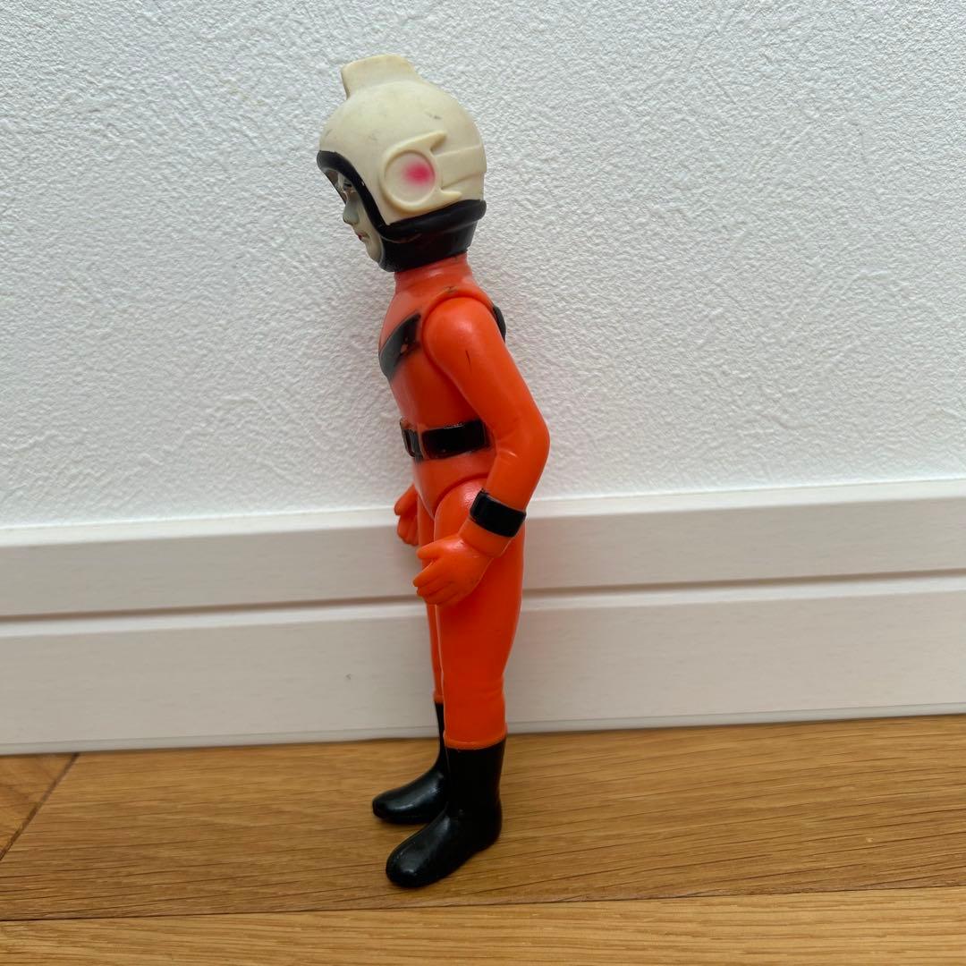 当時物　ブルマァク 五隊員セット MAT隊員 ソフビ ウルトラマンA 中間サイズ