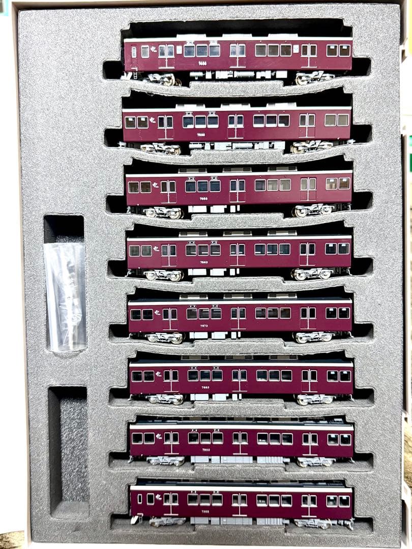 Nゲージ阪急京都線7300系　7303f８両セット　プロ仕様品