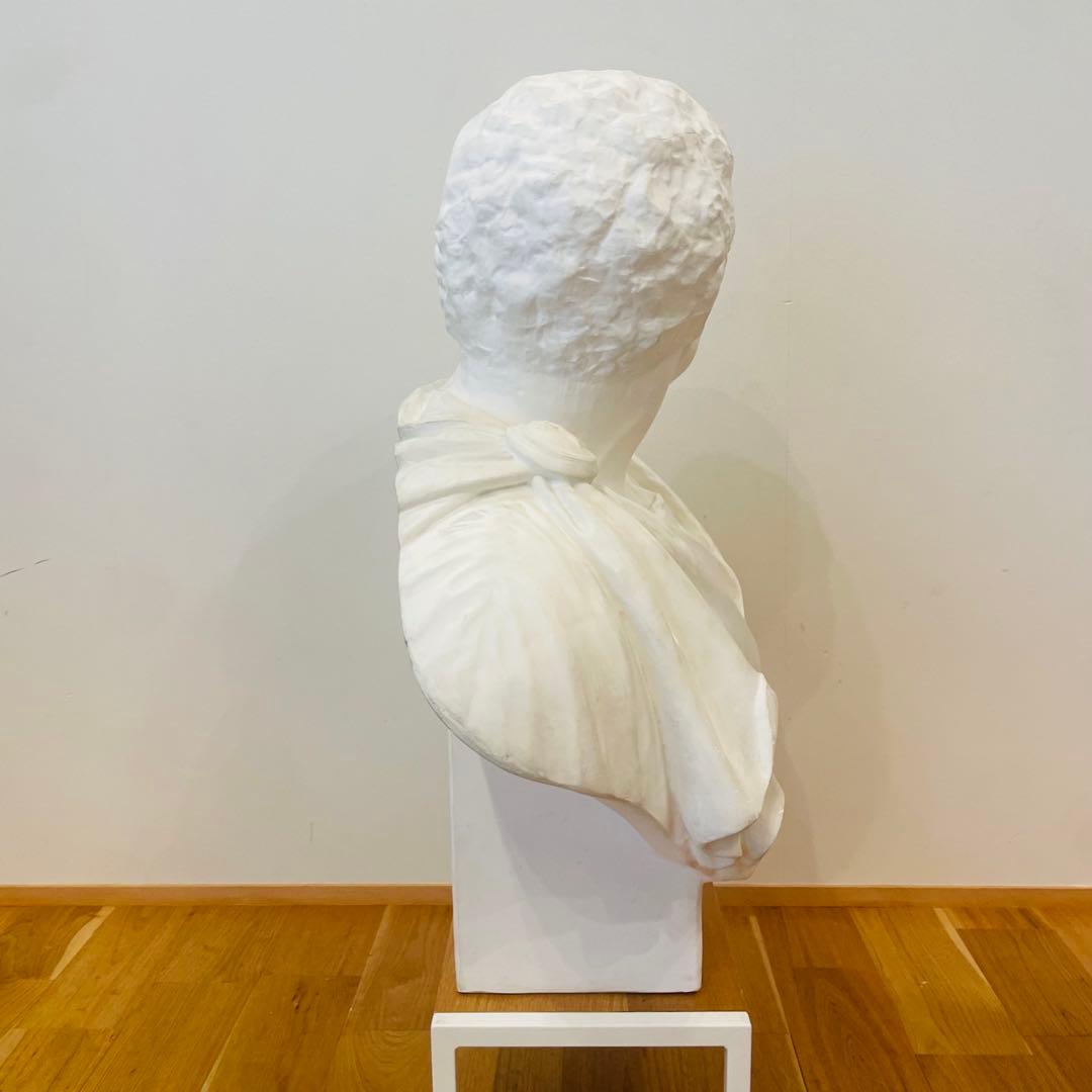希少 石膏像 ブルータス 胸像 デッサン 特大 彫刻 置物 オブジェ