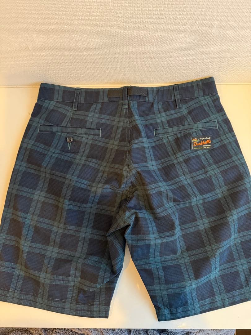 rough&swellチェック柄ノースリーブベスト、ハーフパンツセット