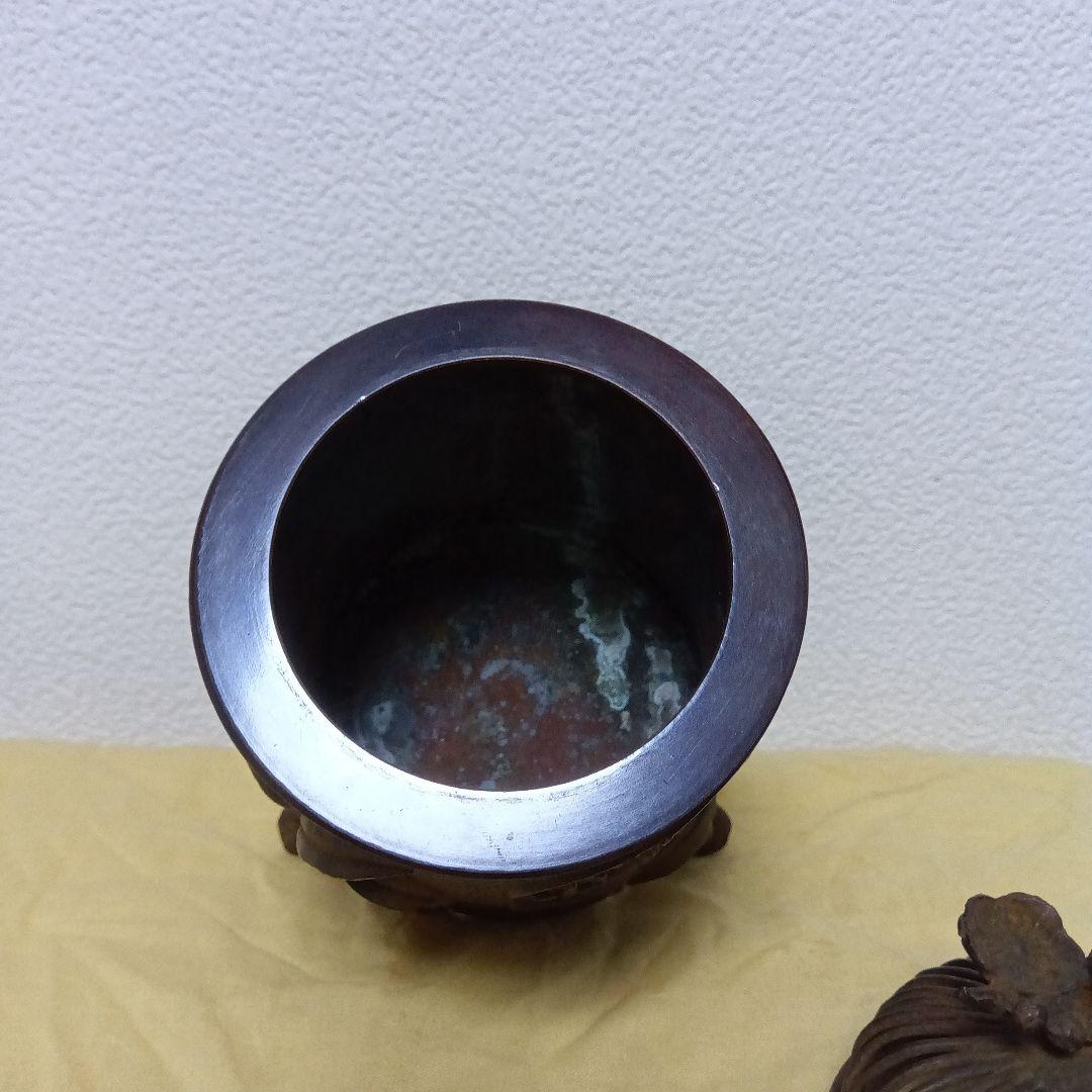 ☆鋳銅蝋型/香炉／高岡銅器.銅製.縁起物