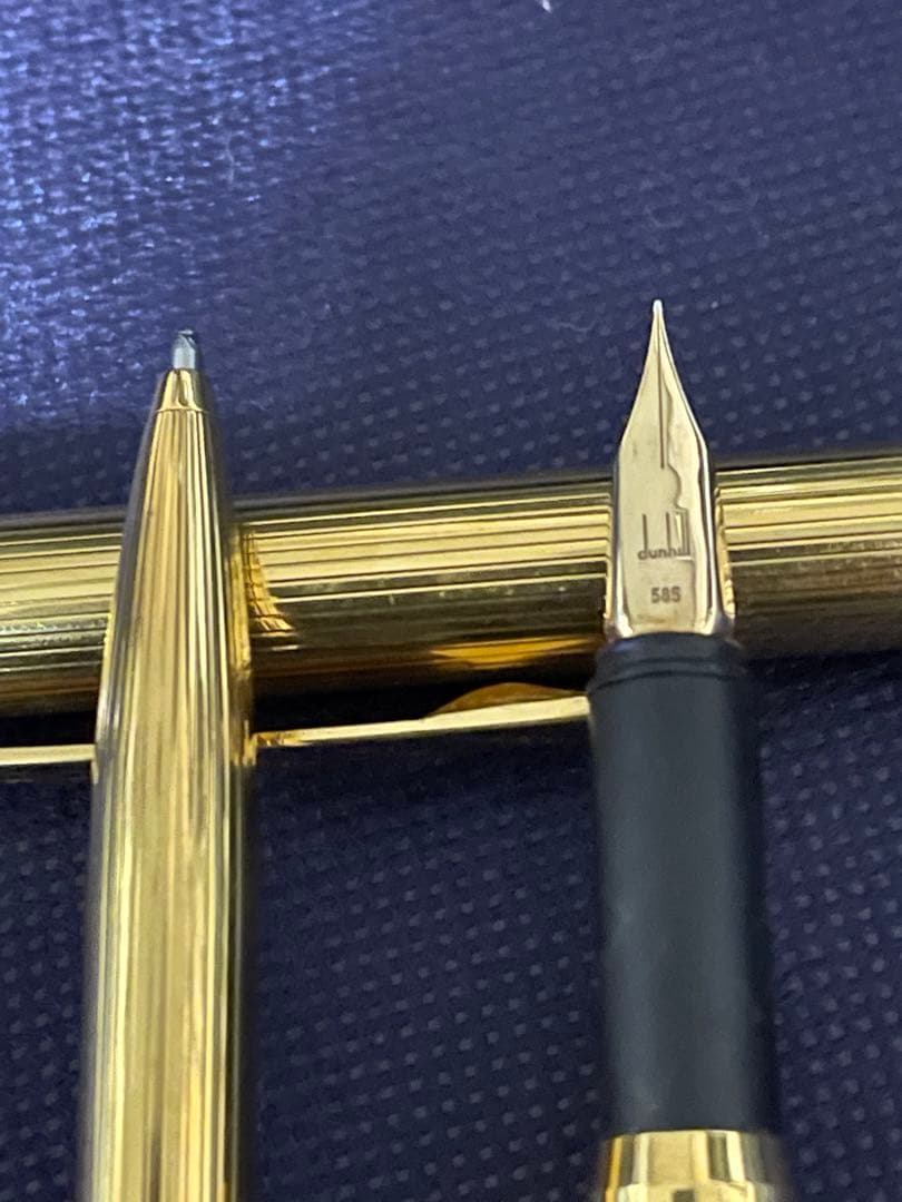 DUNHILL GERMANY 万年筆ペン 14K 585