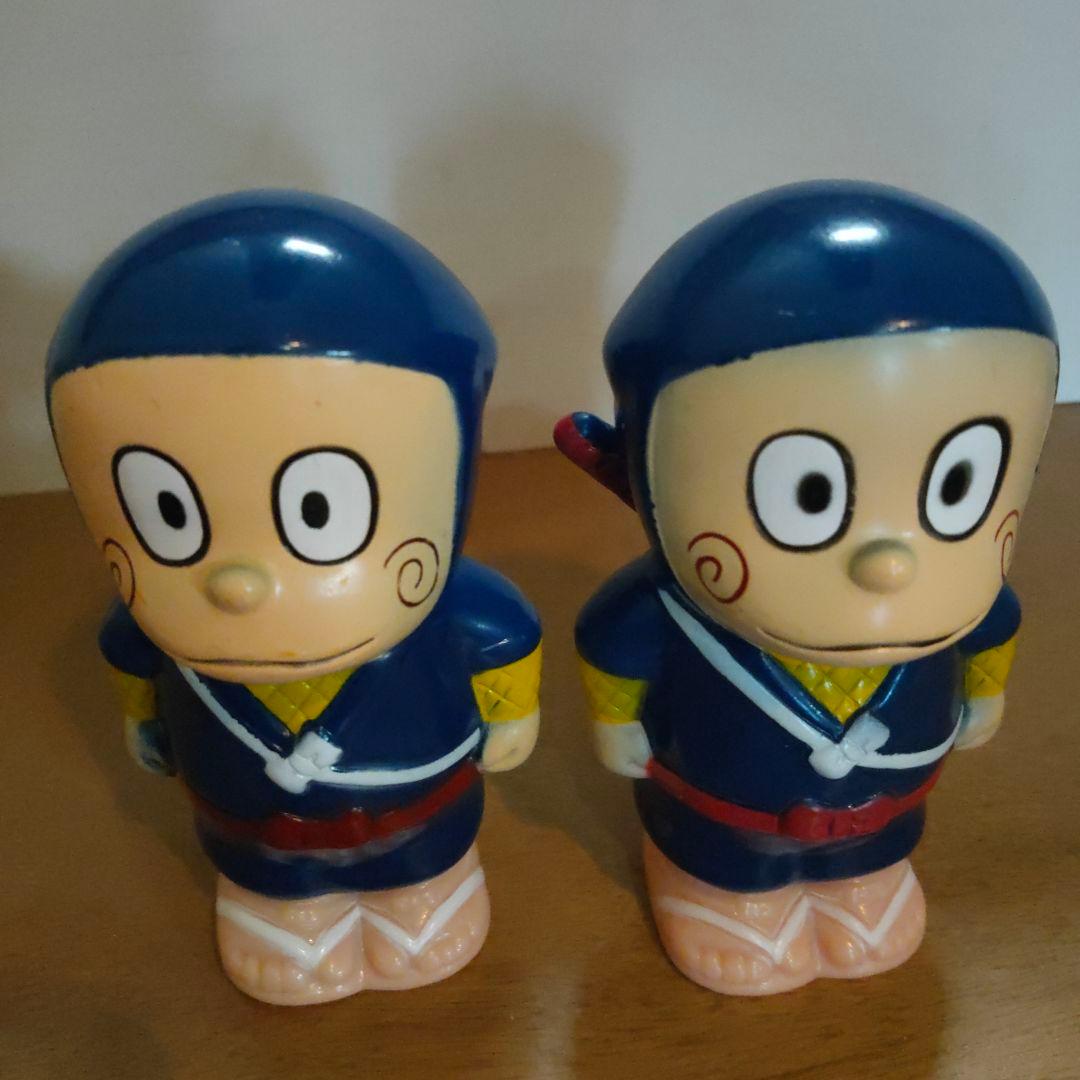 忍者ハットリくん貯金箱 2体セット