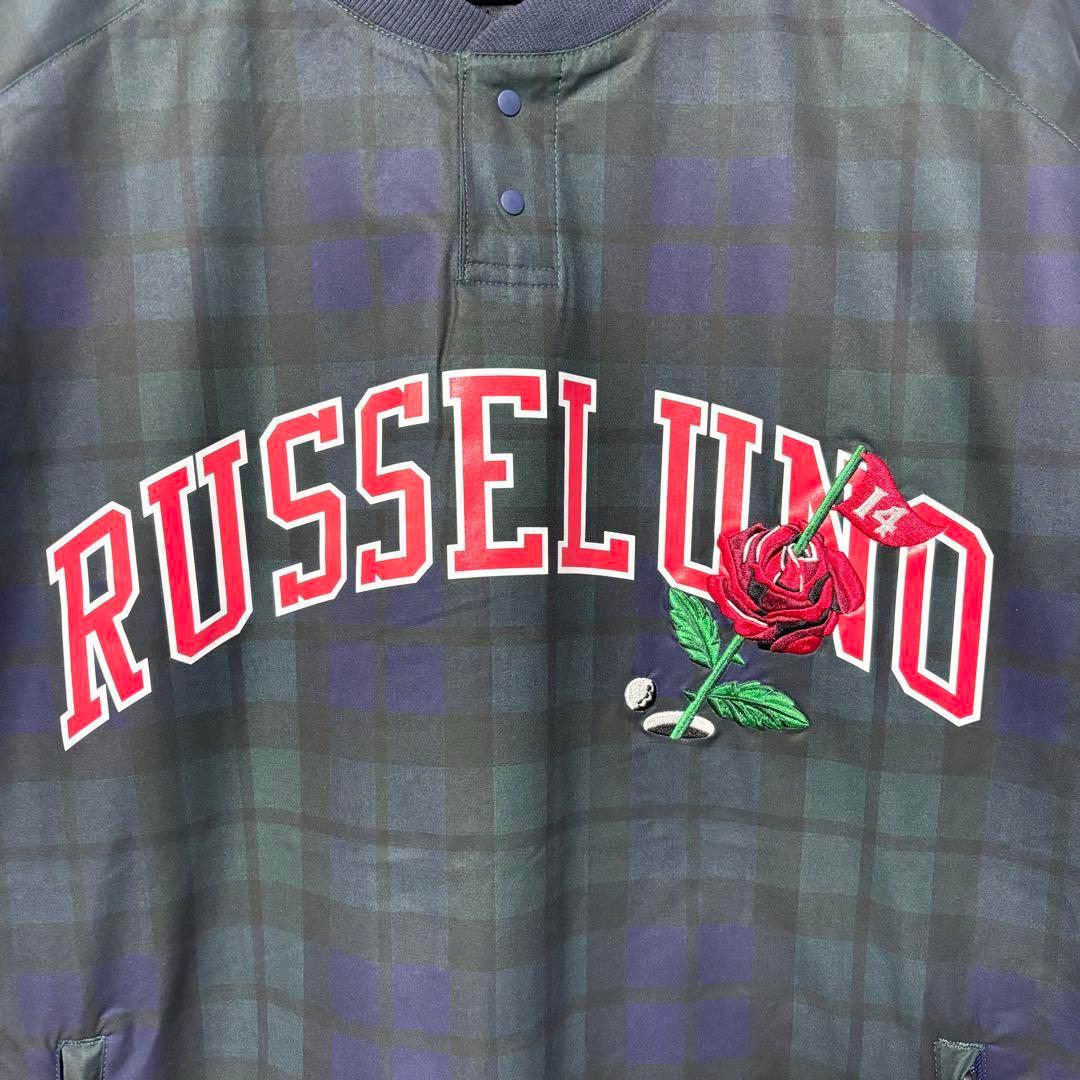 新品 ラッセルノ ゴルフ フラグローズ ロゴ プルオーバー セットアップ L 5