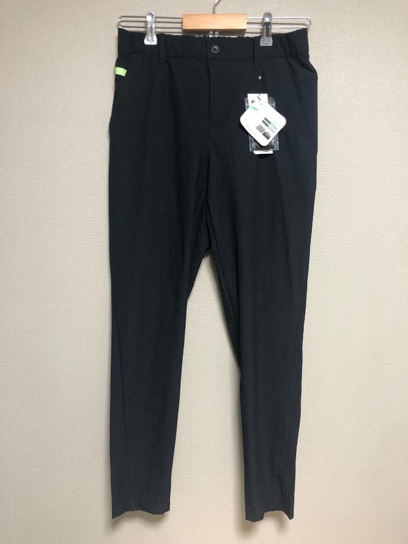 未使用 PGG ロングパンツ 1 M ネイビー 紺 ストレッチ 春夏 レディース