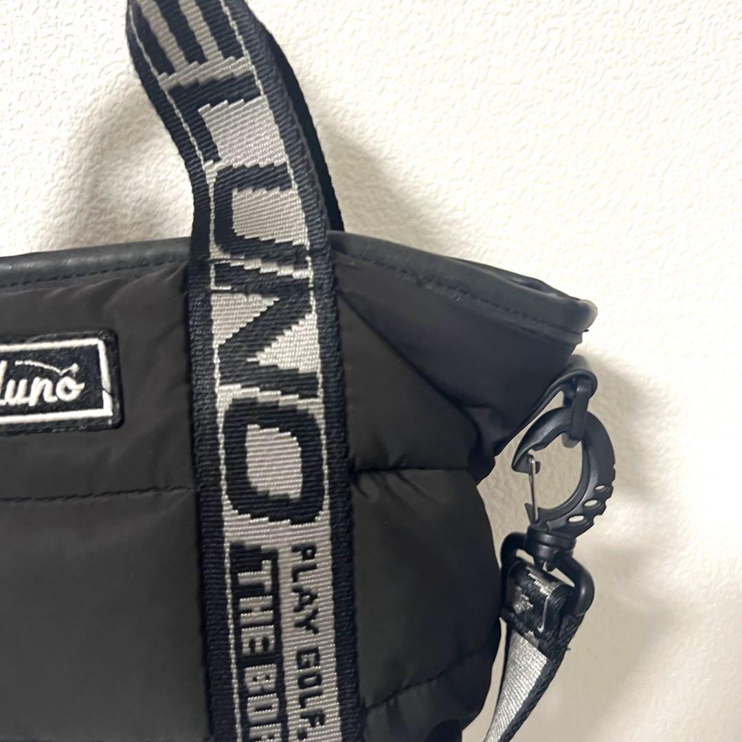 美品 RUSSELUNO ラッセルノ カートバッグ レザー パデッド 黒