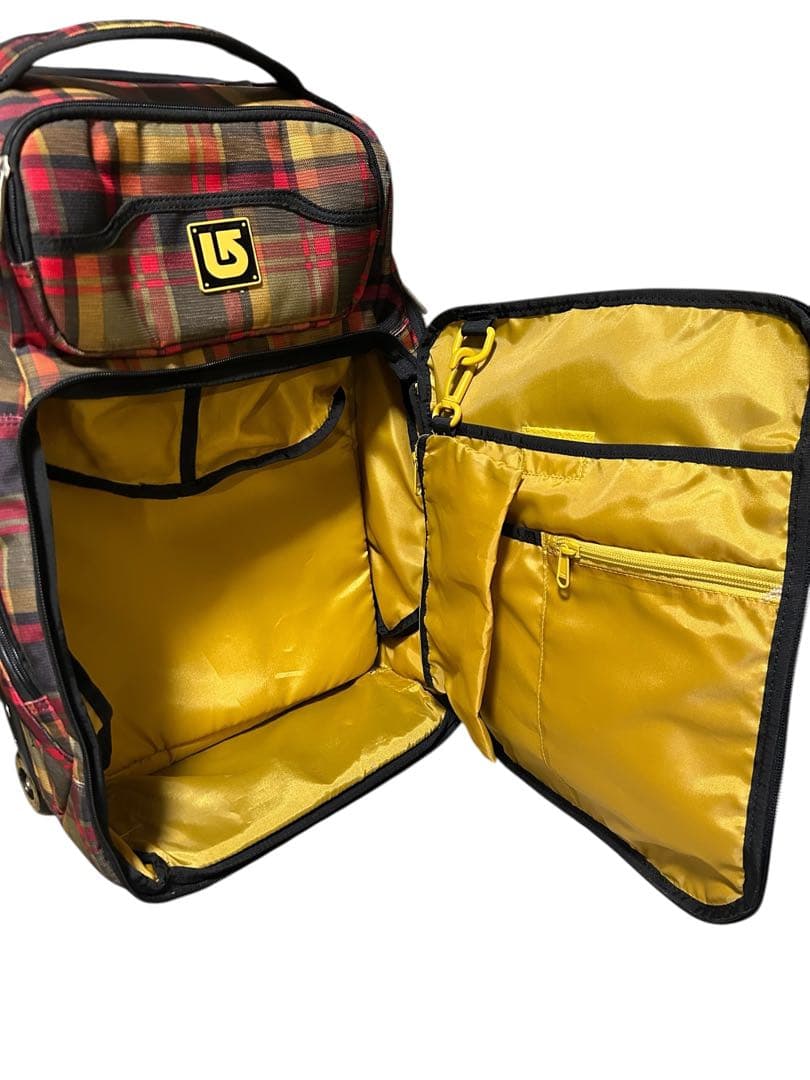 BURTON バートン キャリーバッグ チェック柄 マルチカラー 静音 デザイン