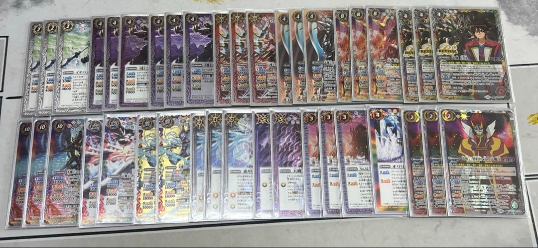 バトスピ ゴッドゼクスデッキ 40枚+差し替えパーツ付き