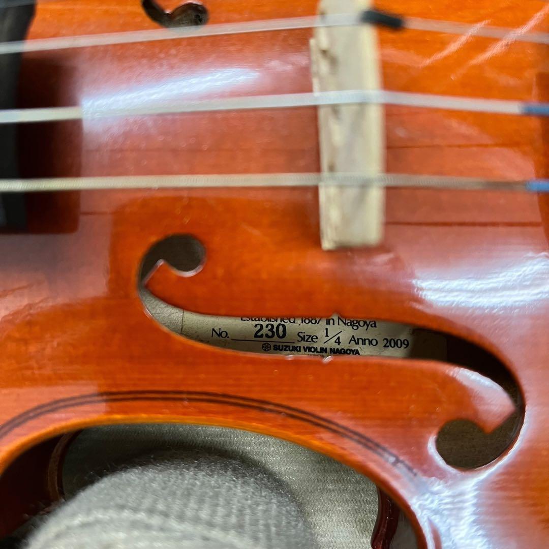 スズキ バイオリン No.230 1/4 子供 入門者 定番 Anno 2009