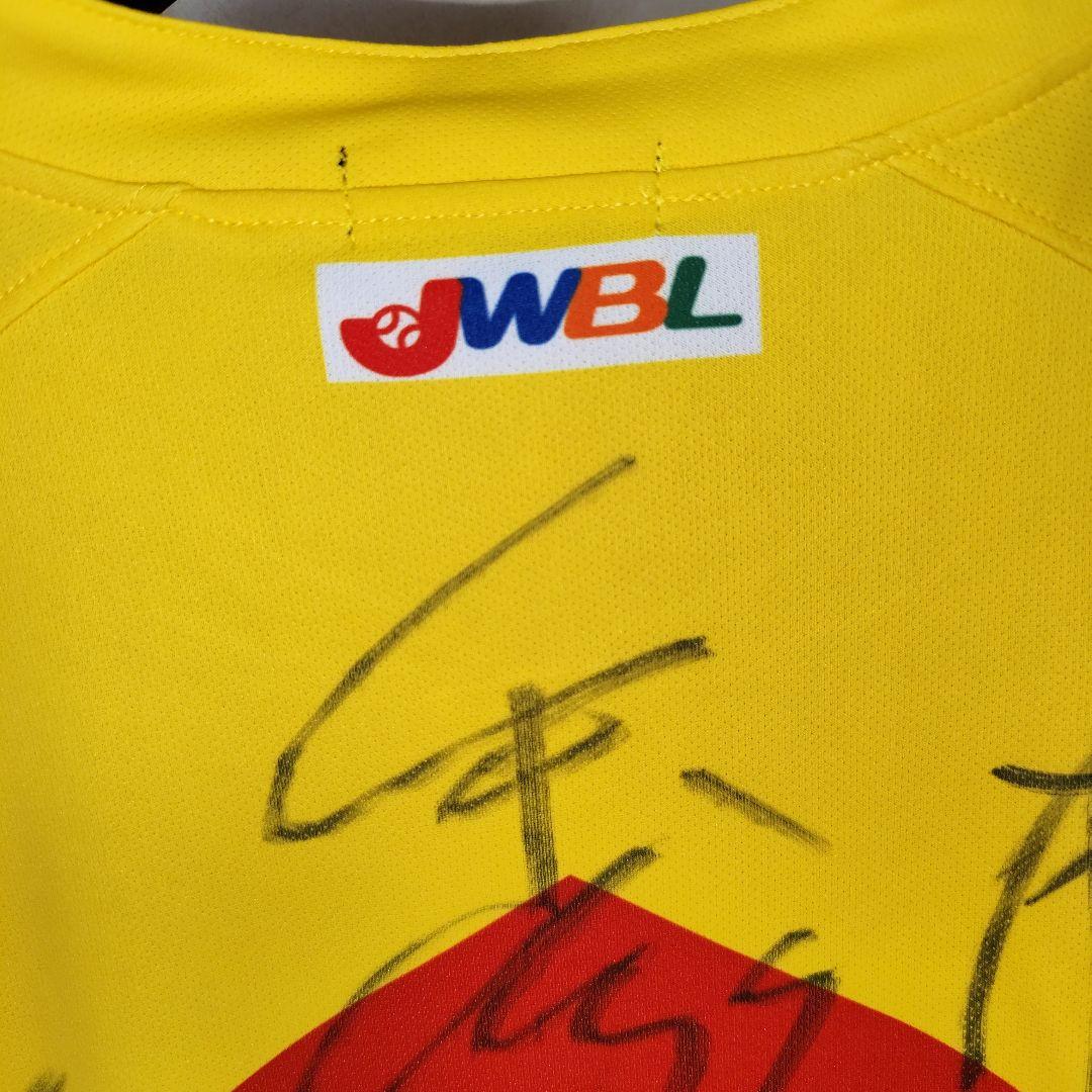 【メンバー直筆サイン入り】埼玉アストライア　応援ユニフォーム Lサイズ