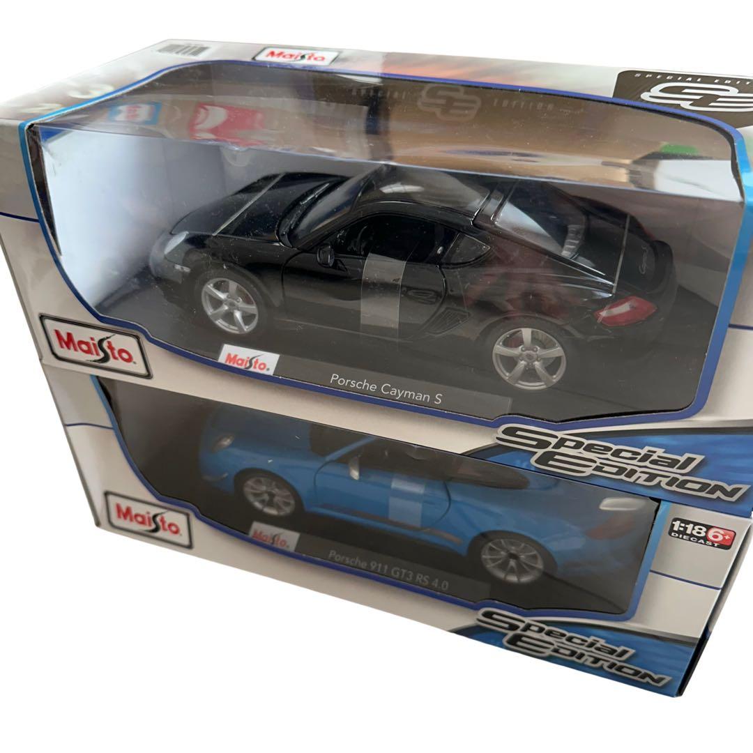 Maisto ポルシェ ケイマン S 特別版 2台セット