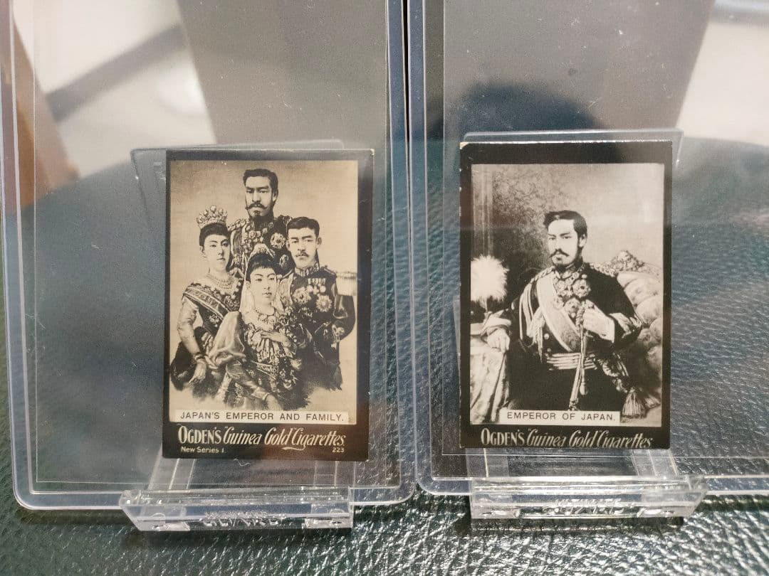 タバコカード（1902年頃）明治天皇 2枚セット