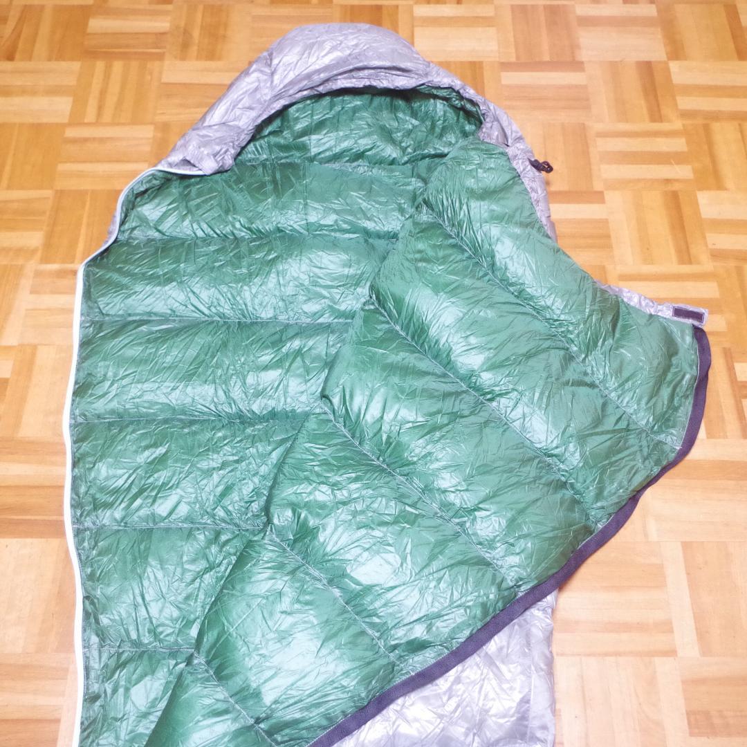 ランドネ×ナンガ！高品質650FP ダウンシュラフ 350 収納袋付き！日本製！
