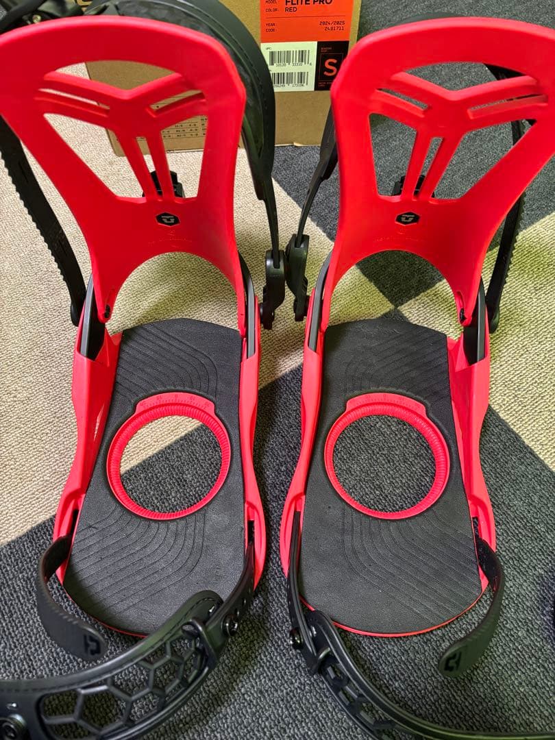 Union Elite Pro ビンディング Sサイズ レッド バインディング