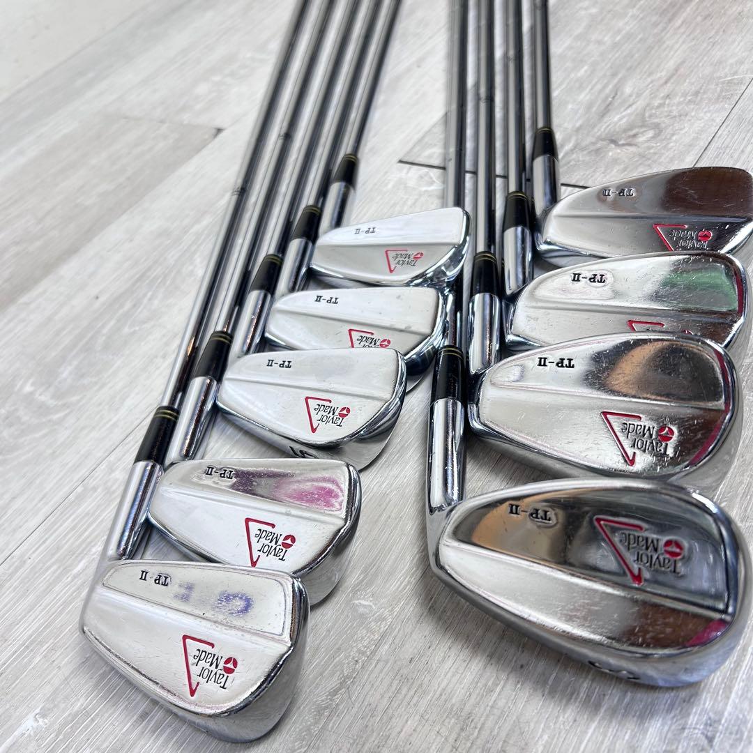 【メンズ右】テーラーメイド TP-II アイアンセット 3~9 PW SW 名器