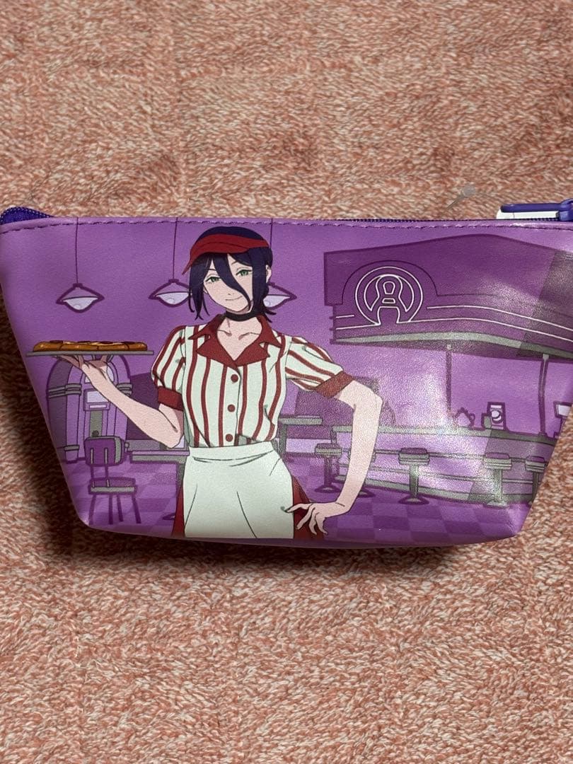 ラウンドワン限定‼️チェンソーマン コラボグッズ ポーチ & クリアファイル