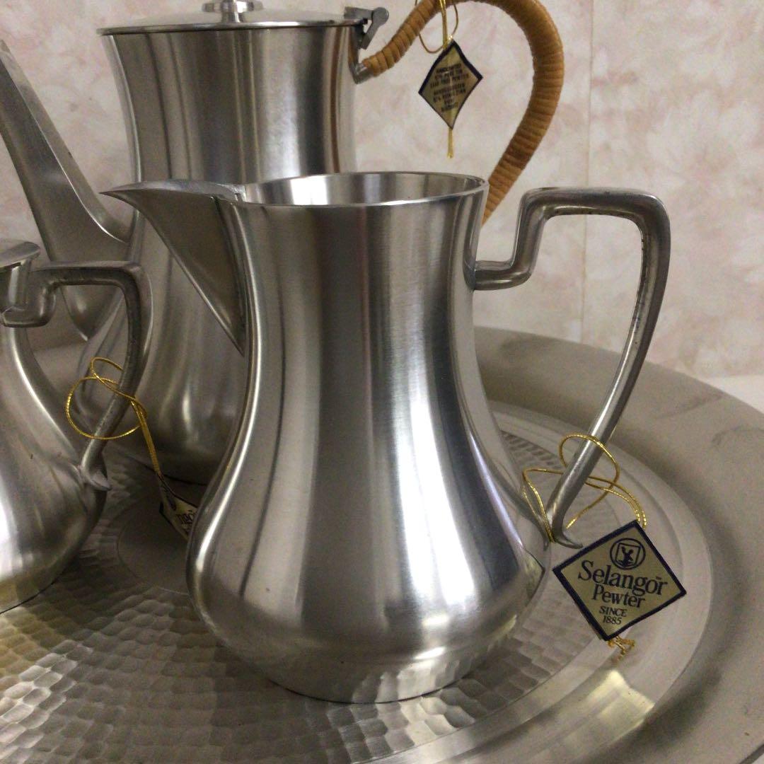 セランゴールピューター　97％　飲茶セット　アンティーク！